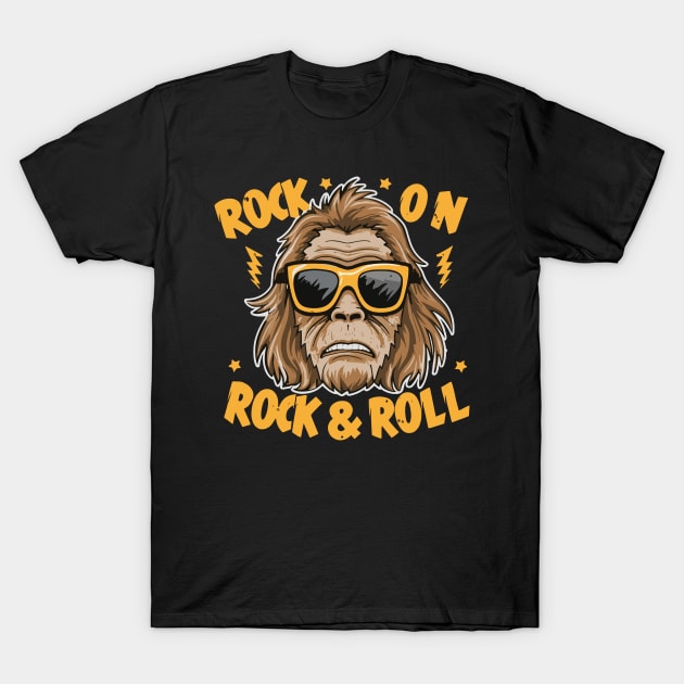 Rock on rock and roll T-Shirt by SecuraArt